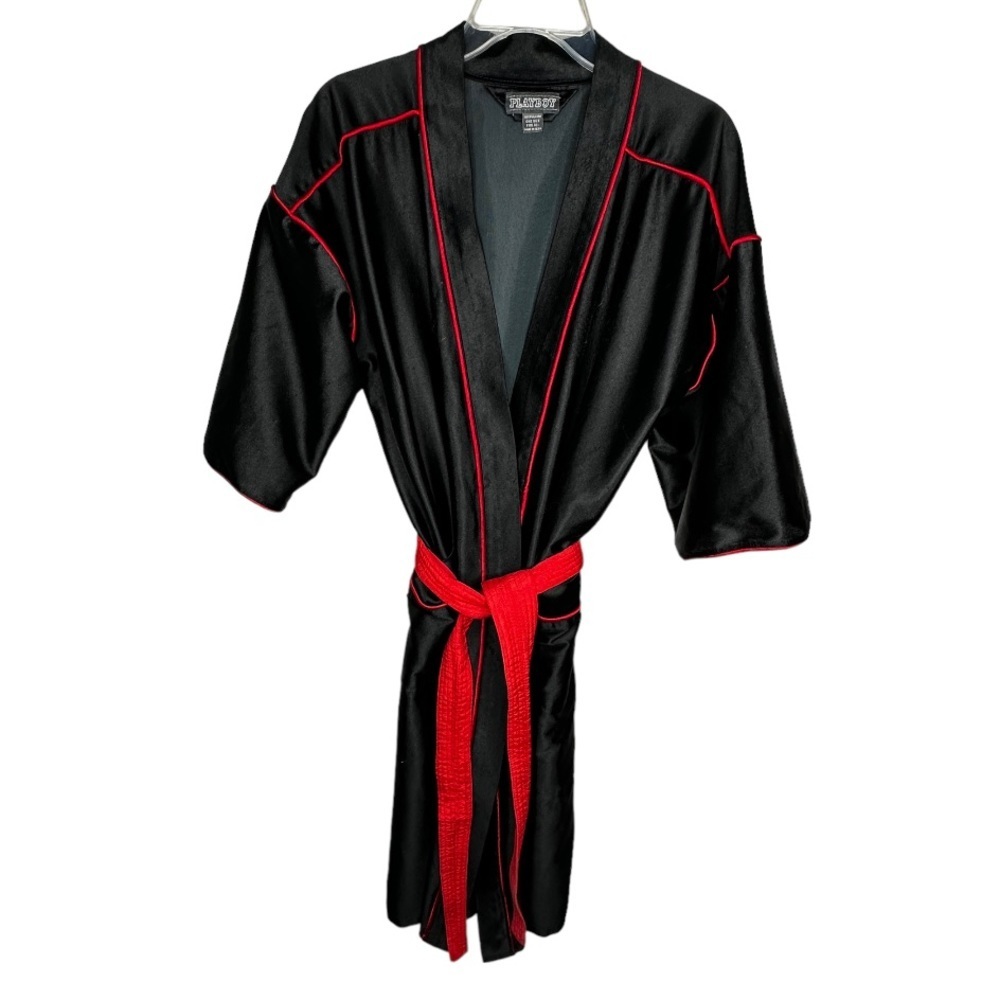 Vintage Playboy Black Robe